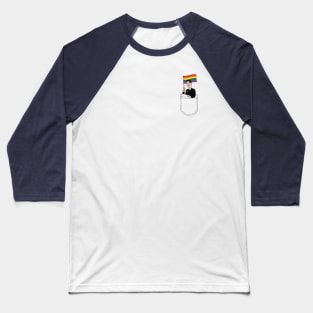 Gay Friendly Pocket Guy Baseball T-Shirt